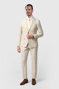 Costumes italiens pour hommes grandes tailles, coupe ajustée, ensemble 3 pièces, costume formel d'affaires, blazer, gilet, pantalon, costumes en tissu peigné pour hommes - Product Image 3