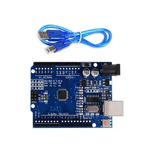 Uno r3 השתפר גרסה פיתוח לוח תואם עם Arduino ATmega328P MCU מודול USB ממשק CH340