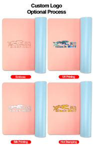 แผ่นรองเม้าส์หนังขนาดใหญ่พิมพ์ลายได้ตามต้องการมีหลายสีแผ่นรองเมาส์ขอบเย็บกันน้ำสำหรับโฮมออฟฟิศ - Product Image 3