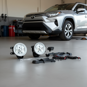 Kit de Luces Antiniebla LED para 2019 12V, Nuevo, Actualización Retrofit P0407, Incluye Soportes de Montaje y Arnés de Cableado - Product Image 1