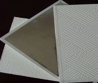 Plafond décoratif carré en PVC et plâtre, épais, insonorisant, imperméable, design artistique moderne pour intérieurs d'hôtels