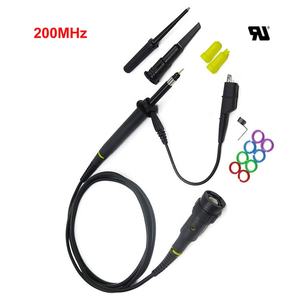 Kit de sonde d'oscilloscope GlobalTone homologué UL 200 MHz haute sensibilité avec accessoires, rapport 10:1 1:1 P2200 - Product Image 1