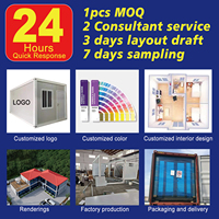 Maison en conteneur bon marché mobile de conception chinoise 10 pieds 20 pieds Immeuble de bureaux à domicile Vente d'hiver Philippines Grèce
