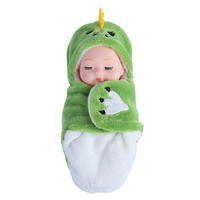 Poupée Reborn, jouet de simulation, modèle de poupée bébé, mini poupée mignonne, nouveau-né fille ou garçon, cadeau d'Halloween, de Noël ou d'anniversaire