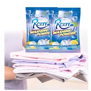 150g OEM Brand Laundry Detergent Soap Making Machine Formula Bulk Clothes Washing Powder From China