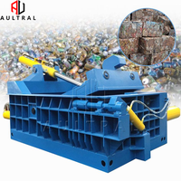 Compacteur de copeaux de ferraille d'aluminium Presse à briquettes pour acier Presse à métaux horizontale