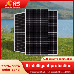 Xingzhijie & JCNS Pv Plate <span class=keywords><strong>Soler</strong></span> 550w Panele Fotowoltaiczne pannello solare all'ingrosso cina o tetto/balcone sistemi di pannelli solari - Product Image 2