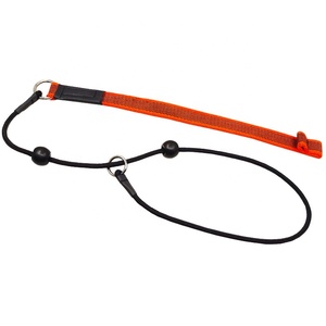 Correa Larga para Perro Personalizada, Naranja, Antideslizante, Sin Asas, con Recubrimiento de Goma, Látex y Cinta de Agarre - Product Image 3