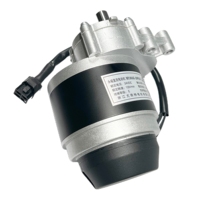 250W 350W 24V 75rpm 120rpm Motor DC Gear Brushed Kecepatan Rendah Poros Panjang dengan Rem Elektromagnetik untuk Peralatan Rumah Tangga Kipas Kapal
