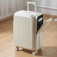 Valise de voyage multifonction légère avec compartiment profond et poche latérale, idéale pour le transport en cabine - Vente en gros