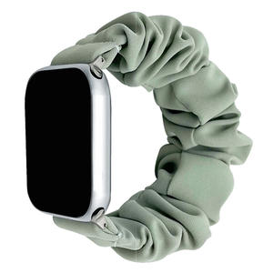 Bracelet de montre élastique en tissu uni, best-seller, pour <span class=keywords><strong>Apple</strong></span> Iwatch Band SE 9 8 7 <span class=keywords><strong>6</strong></span> 5 Series - Product Image 1