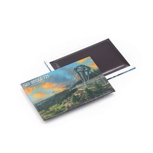 Wholesale Best Selling High Quality Custom City Scenery Souvenir Gift Design Tin <b>Fridge</b> Magnet - Product Image 4