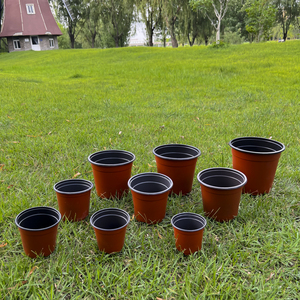 6-21 cm grand et petit diamètre supérieur recyclé PP plastique terre cuite doux extérieur jardin semis pépinière pots <span class=keywords><strong>de</strong></span> fleurs - Product Image 5