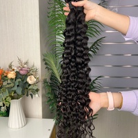 Lot de Cheveux Indiens Ondulés 9A, Vente Chaude en Gros, 100g par Paquet, Super Double Drawn, Extension de Cheveux Humains Doublement Cousus à la Machine
