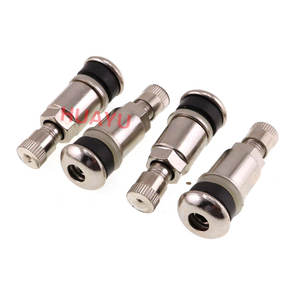 <span class=keywords><strong>Valve</strong></span> de pneu nickelée <span class=keywords><strong>Tubeless</strong></span> MS525 TR525 Boulonné en alliage de zinc - Product Image 2