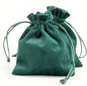 Pochette à Bijoux en Daim Doux de Luxe avec Cordon de Serrage, Prix Usine, Vente en Gros avec Logo - Product Image 1