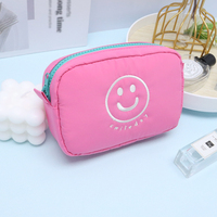 Trousse de Maquillage Douce et Moelleuse en Polyester avec Fermeture Éclair – Sac Organisateur Cosmétique Mignon – Offre Spéciale