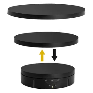 Cheap Wholesale 3 In 1 Remote Electric Rotating Display Stand 360 Degree Turntable