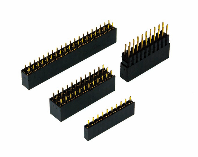 YZCONN Factory Automotive Seat 2.54mm SMT Electronic Gold Flash Female Pin Header Connector