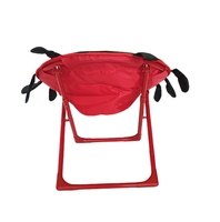 Chaise de camping pliante portable pour l'extérieur, jardin, plage, lune, dessin animé
