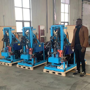 100M 150メートル深型フルオートマチック油圧リグ水井戸掘削機22HPクローラーホイールボアホールドリル装置 - Product Image 6