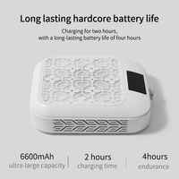 Aspirateur à ongles professionnel rechargeable 6600 mAh, turbine sans balais, collecteur de poussière, triple filtration, pour salon de beauté, vente en gros