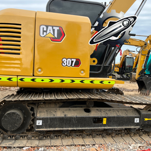 Caterpillar307 Used Excavator Original Japan Brand 7 Ton Rubber <b>Tracked</b> Middle-Sized 2022 Model 0.35m Bucket Engine - Product Image 4