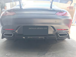 Kits de carrosserie de séparateurs de becquet de lèvre arrière avant en Fiber de carbone pour Mercedes Benz <span class=keywords><strong>AMG</strong></span> GT <span class=keywords><strong>AMG</strong></span> <span class=keywords><strong>GTS</strong></span> <span class=keywords><strong>AMG</strong></span> GTR coupé - Product Image 5