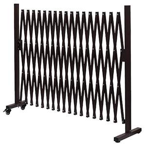 Palissade en acier Barrière portable extensible Clôture pliante de sécurité en aluminium Porte accordéon en métal Garde-corps télescopique extérieur - Product Image 5