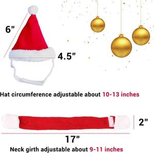 Ama-zon Hot Sale Hut und Krawatte Geburtstag Hund Haustier Katze Hut Kappe - Product Image 4