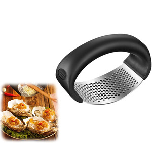 Presse-ail multifonction portable en acier inoxydable écologique haute performance, hachoir manuel pour ail, outil de cuisine très vendu - Product Image 1