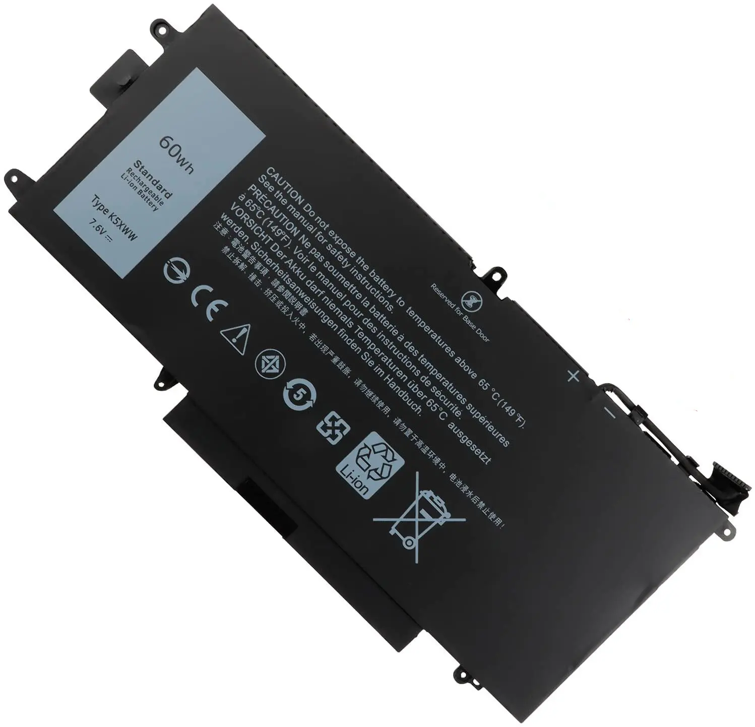N18GG 6CYH6 71TG4 725KY J0PGR 60Wh 7.6V Laptop Battery Compatible for Dell Latitude 7389 5289 E5289 7390 2 in 1 Series Battery