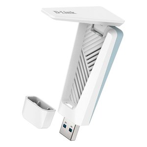 Adaptateur WiFi 6 double bande D-Link AX1800 USB Type-A Blanc Bleu - Product Image 2