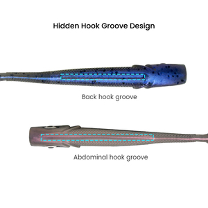 Señuelo de Pesca en el Mar, Señuelo Suave con Cola en Forma de T, 6.5cm 2g, Señuelo Suave de Plástico, Swimbait, Cebo Artificial - Product Image 2
