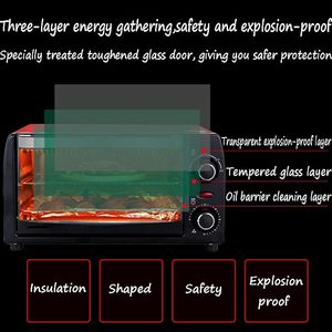 Acero inoxidable de alta calidad, electrodomésticos de cocina pequeño horno eléctrico de convección con utensilios para hornear y parrilla/ - Product Image 2