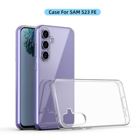 Housse antichoc pour Samsung Galaxy S23 FE Airbag Silicone TPU Clear Back Cover pour Samsung S23 FE