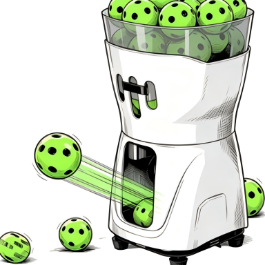 New Design Portable Pickleball Machine with APP Remote Control for Training & Entertainment Practice Novice Children