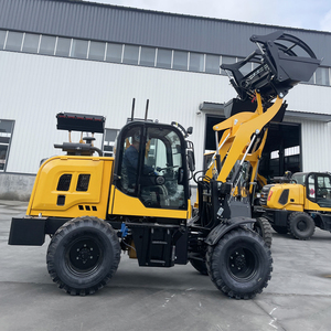 Cheap Price Wheeled Shovel Front Loader Garden Compact 4x4 Wheel Loader Road Construction <strong>4WD</strong> Hydraulic Wheel Loader - Product Image 1