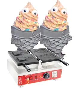 Mini máquina de gelo taiyaki para peixes, máquina de gelo de 110v 220v-240v