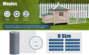 Grillage métallique 1/2 pouce 16 po x 100 pi, calibre 19, galvanisé à chaud, rouleau de grillage pour poulailler et jardin - Product Image 6