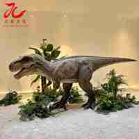 Modèle de dinosaure animatronique grandeur nature, réaliste, pour exposition éducative dans un musée de dinosaures