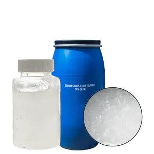 CAS 68585-34-2 Sles Price Sles Shampoo Base Liquid Sodium Lauryl Ether Sulphate Sles 70