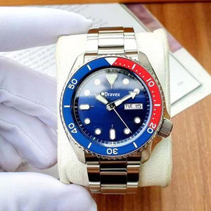 Montre <span class=keywords><strong>Seiko</strong></span> 5 pour Hommes Luxe Acier Inoxydable Étanche Lumineuse Sport Mécanique <span class=keywords><strong>Mouvement</strong></span> <span class=keywords><strong>4R36</strong></span> Verre Saphir - Product Image 4