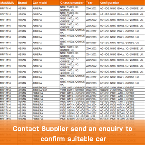 Filtre à carburant à sens unique MFF-T116 pour moteur hors-bord 233000D020 17040-AV710 17040-5M300 77020-02080 7702005120 pour NISSAN <span class=keywords><strong>ALMERA</strong></span> <span class=keywords><strong>TINO</strong></span> - Product Image 2