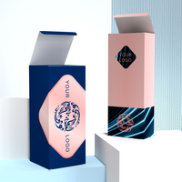 Cajas Cosméticas Personalizadas con Impresión a Doble Cara, Caja de Papel para Botellas de Vidrio con Gotero de Aceite Esencial, Empaque para Cuidado de la Piel con Logotipo
