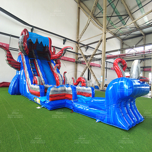WINSUN Tobogán Acuático Inflable Comercial, Casa de Brinco Gigante con Diseño de Monstruo Marino para Alquiler en Parques de Diversiones, Fiestas y Juegos Infantiles - Product Image 5