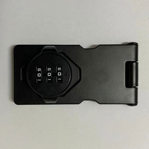 Serrure de <span class=keywords><strong>porte</strong></span> à code <span class=keywords><strong>antivol</strong></span> sans perçage en alliage de zinc pour armoires de classement/vêtements et réfrigérateurs avec sangle coulissante - Product Image 3