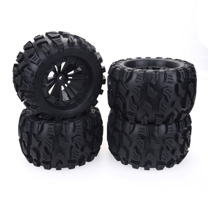 Zd Racing 4Pcs 1/10 125Mm Quái Vật Xe Tải Lốp 12Mm Bánh Xe Hex Skidproof Lốp Cao Su Cho RC Xe Buggy Hpi Hsp Savage XS TM Thông Lượng - Product Image 1