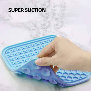 Wholesale Square Shape Pet Supplier Silicone <b>Slow</b> <b>Feeder</b> Dog Lick Mat - Product Image 3