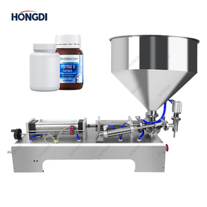 Remplisseuse de liquides pneumatique à piston automatique de haute précision en acier inoxydable de qualité alimentaire pour la production de cosmétiques et de boissons - Product Image 1